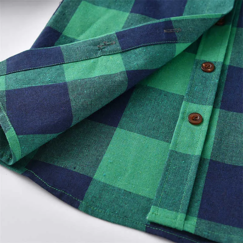 2 Pieces Set Baby Boys Dressy Birthday Party Checked Bow Shirts And Solid Color Jumpsuits Wholesale 211109523