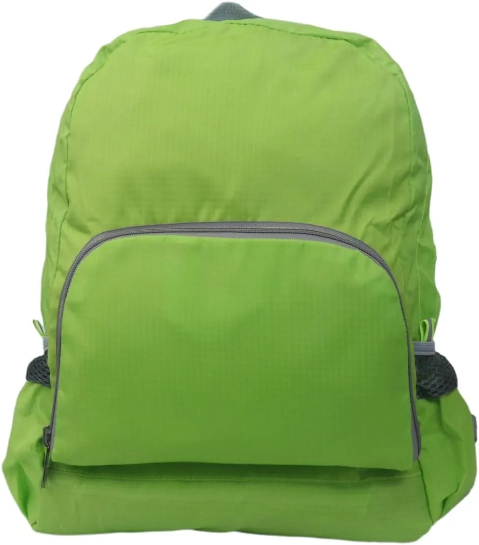 25L Backpack Packable Foldable Ultra Lightweight Water Resistant Durable Camping Outdoor Mountaineering Riding Travel Daypack (Green)