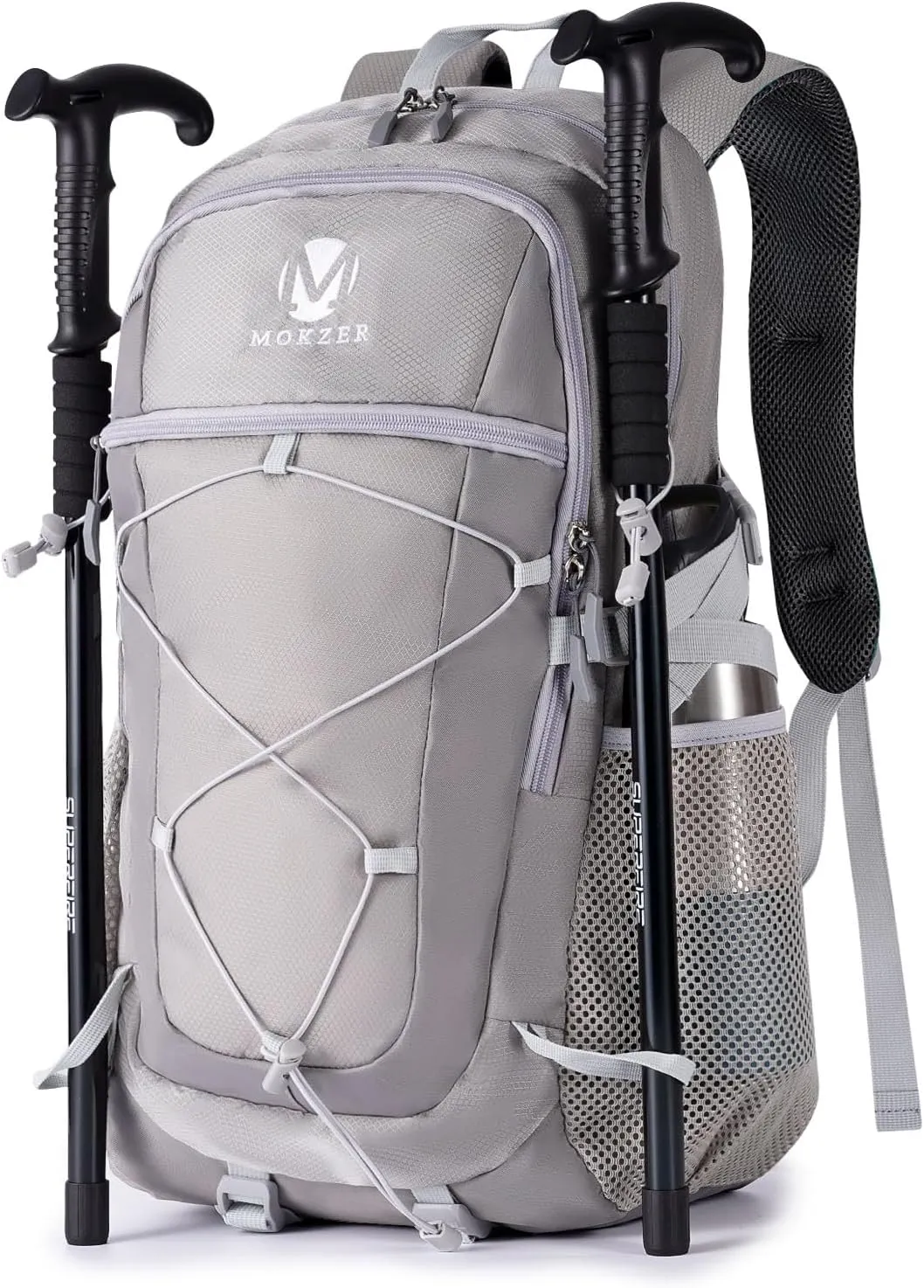 40L Hiking Backpack Lightweight Water Resistant Camping Outdoor Sport Trekking Travel Daypack for Men WomenGrey A