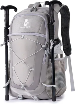 40L Hiking Backpack Lightweight Water Resistant Camping Outdoor Sport Trekking Travel Daypack for Men WomenGrey A
