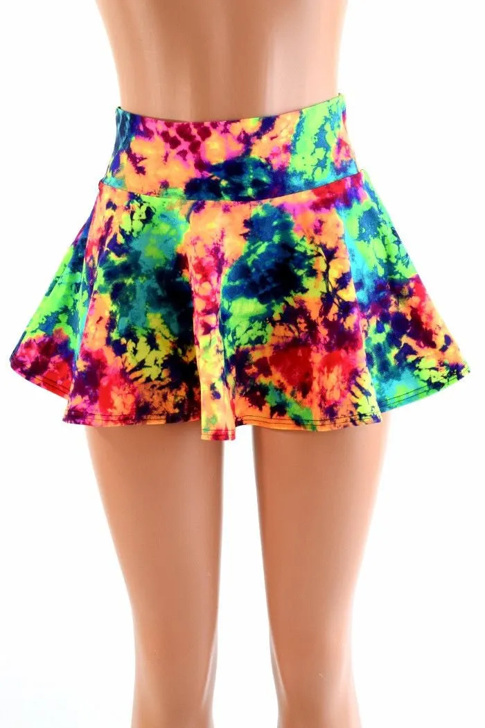 Acid Splash Mini Rave Skirt