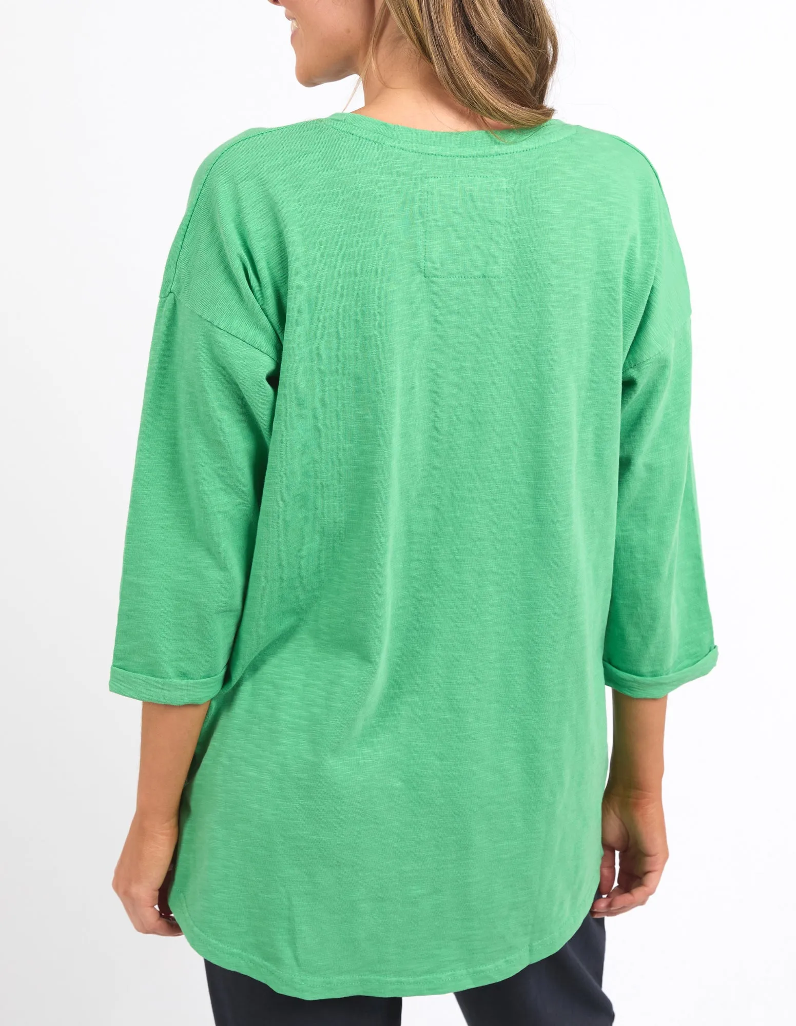 Annie 3/4 Sleeve Tee Greenbriar
