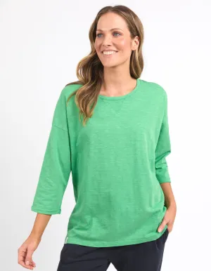 Annie 3/4 Sleeve Tee Greenbriar