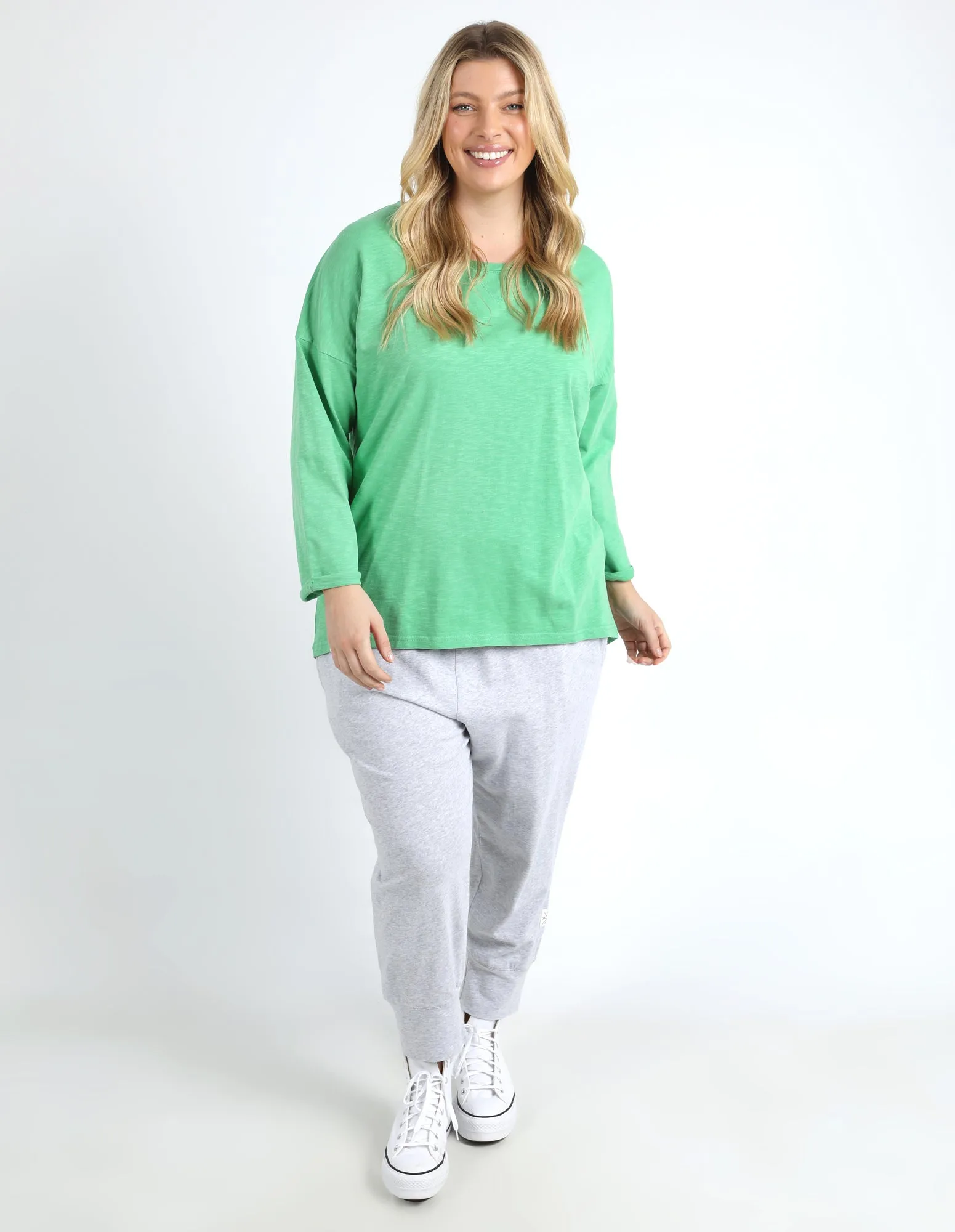 Annie 3/4 Sleeve Tee Greenbriar