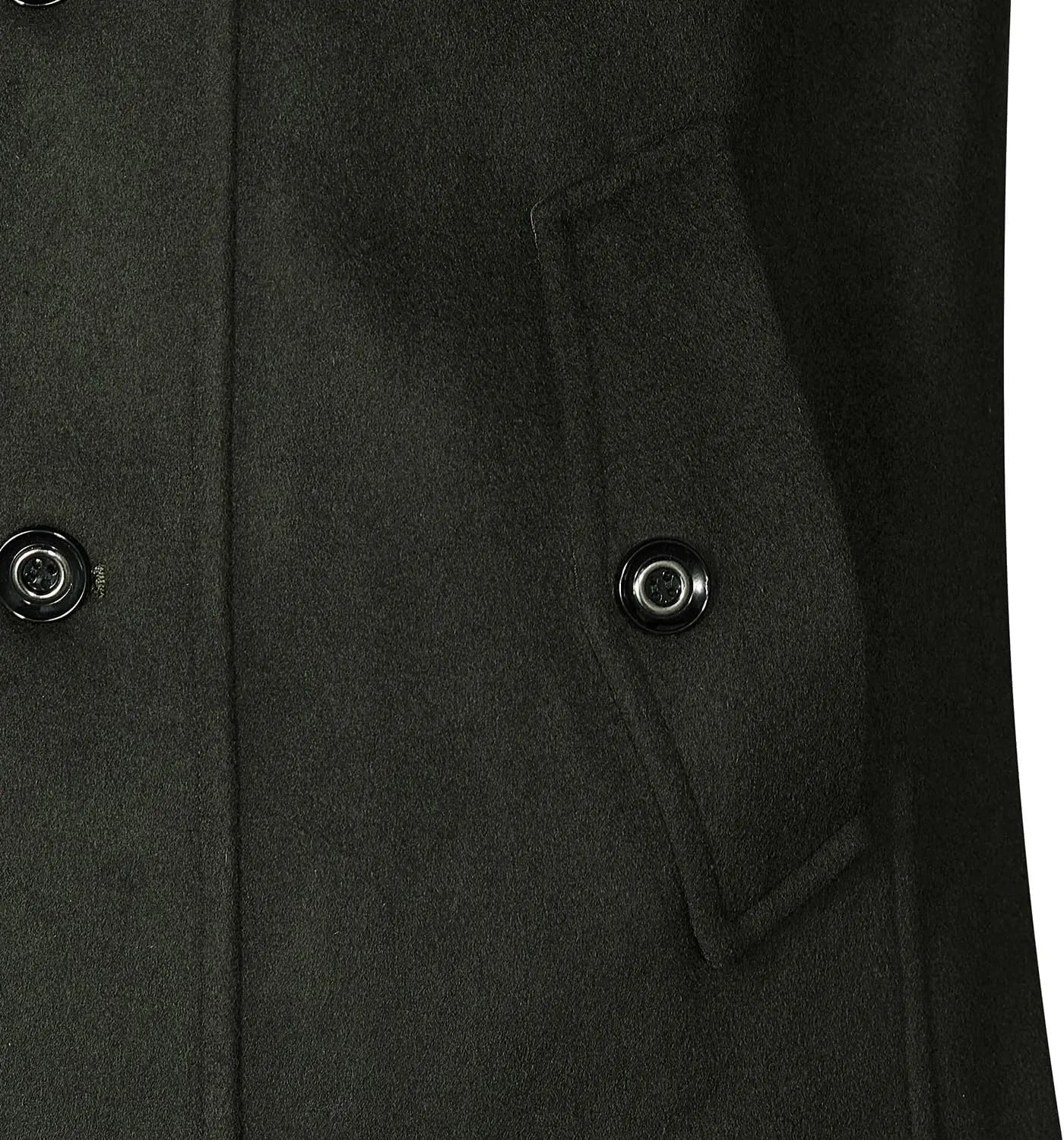 APTRO Men's Pea Coat Wool Jacket Windbreaker Single Breasted Winter Coat