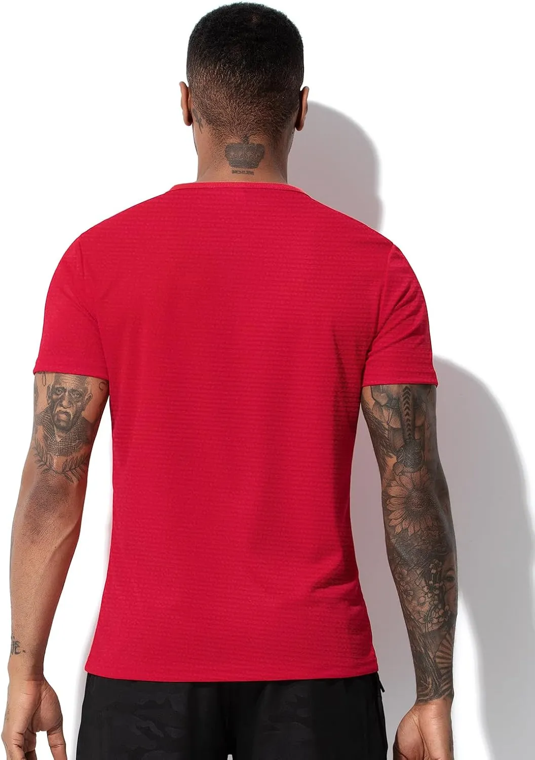 Arjen Kroos Mens Workout Shirts Dry Fit Gym Short Sleeve T-Shirt Moisture Wicking Active Athletic Performance Running Shirts