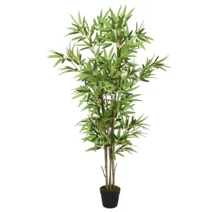 Artificial Bamboo Tree 1288 Leaves 180 cm Green