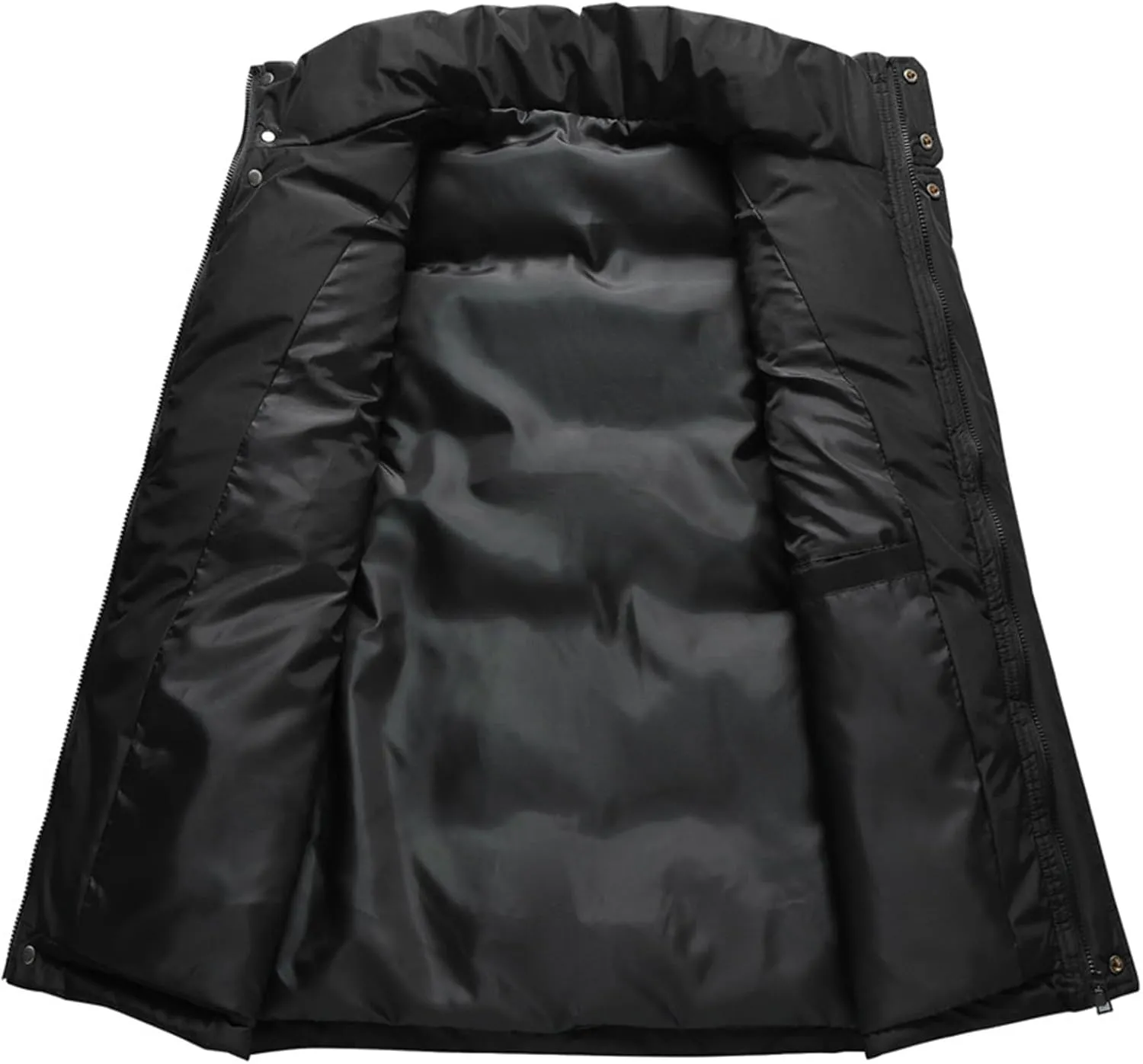 Autumn Winter Plus Size Sleeveless Jackets Men Thick Warm Plus Size Cotton Padded Vest Male Coat