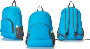 Backpack Packable Foldable Ultra Lightweight Water Resistant Durable Camping Travel Hiking Daypack for Men Women (Blue)