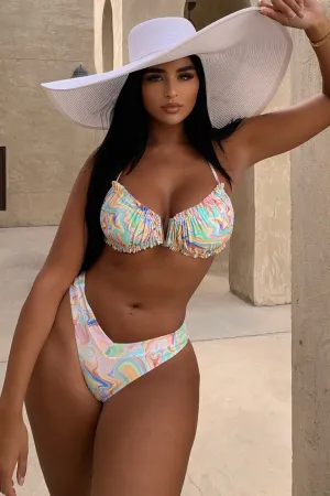 Beachy Baby 2 Piece Bikini - Multi Color