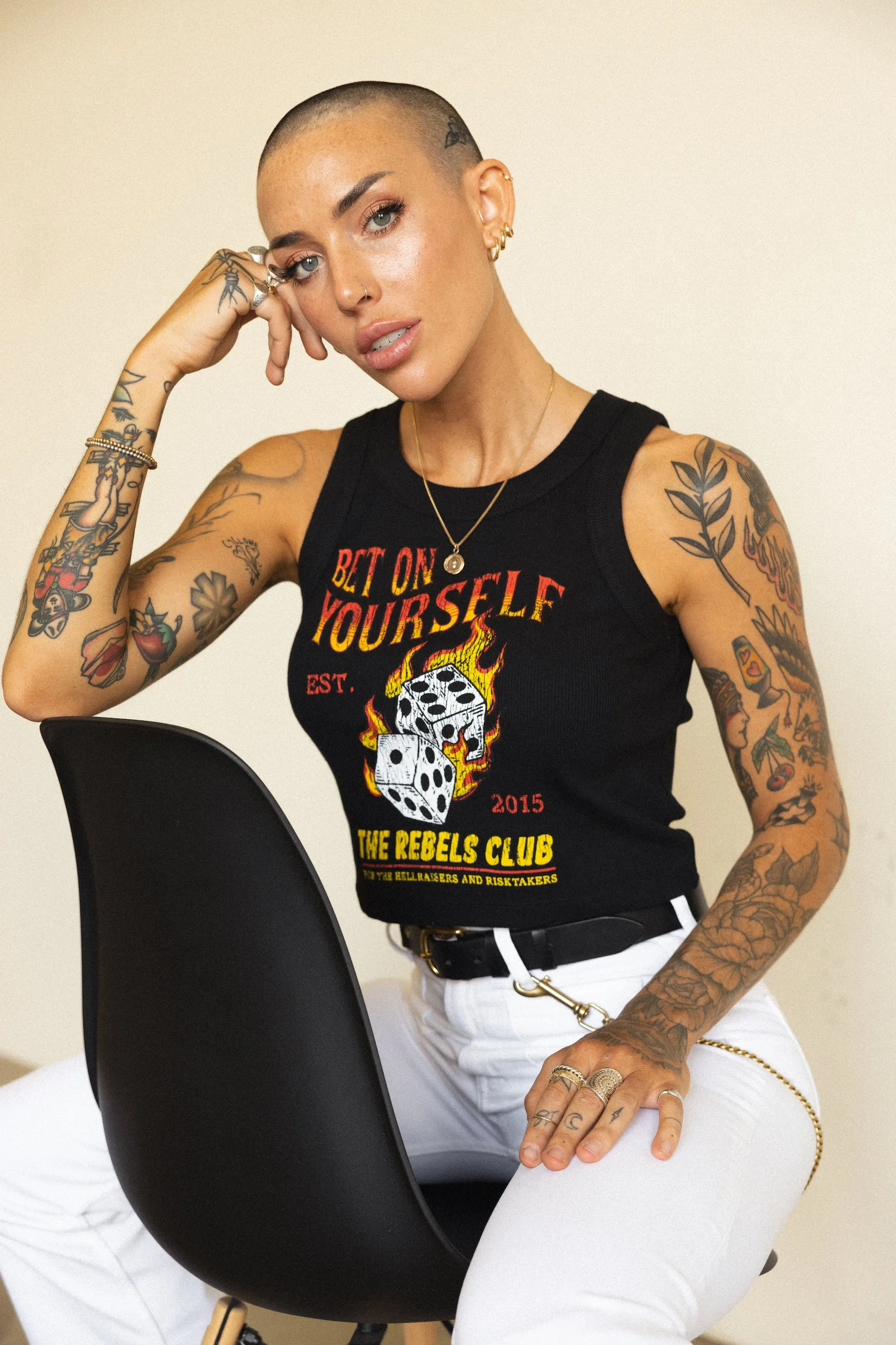 Bet On Yourself Crop Tank