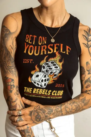 Bet On Yourself Crop Tank