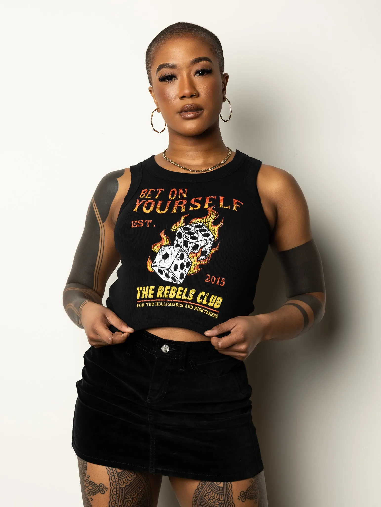 Bet On Yourself Crop Tank
