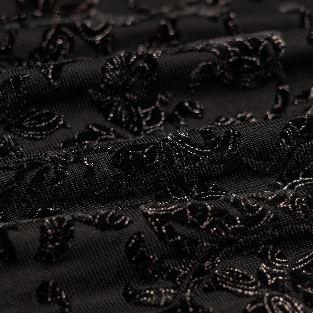 Black Lace Bell-Bottoms for Trendy Evening Wear