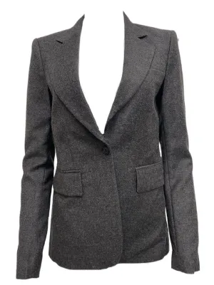 BLK DNM Women's Dark Clay Melange Wool Blazer 1 #WBW2001 Size US 4 NWT