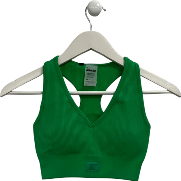 bo tee Green Stella Seamless Plunge Bra UK XS