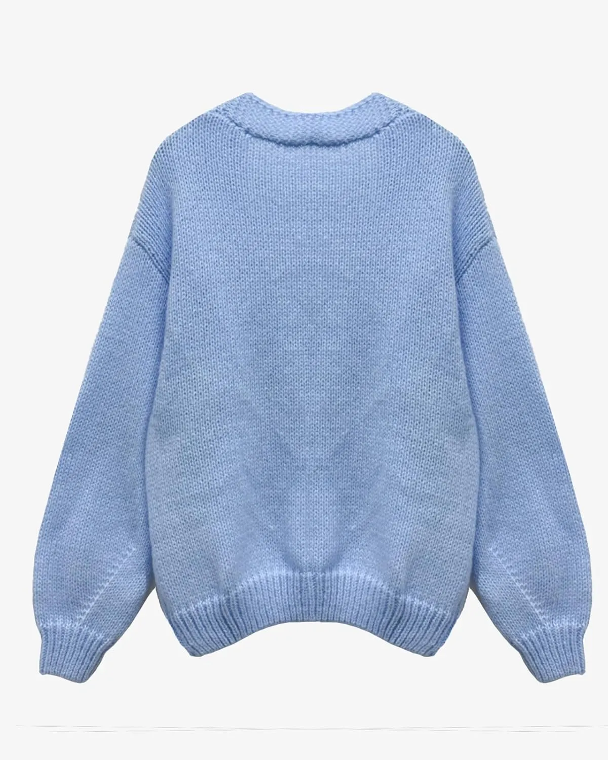 Cardigan Sweater for Women, Long Sleeve V-Neck Button Knit Flower Outfit