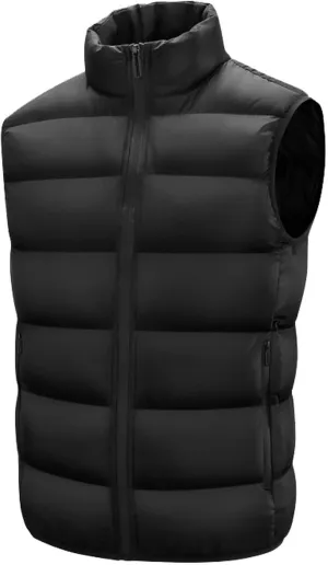 Casual Packable Padded Lightweight Quilted Puffer Vest for Men Women