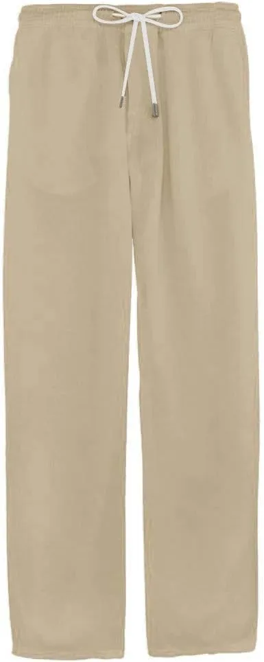 Casual Pants Men Summer Trouser Pants Casual Loose Joggers Lightweight Straight Stretch Sports Pants with Pockets