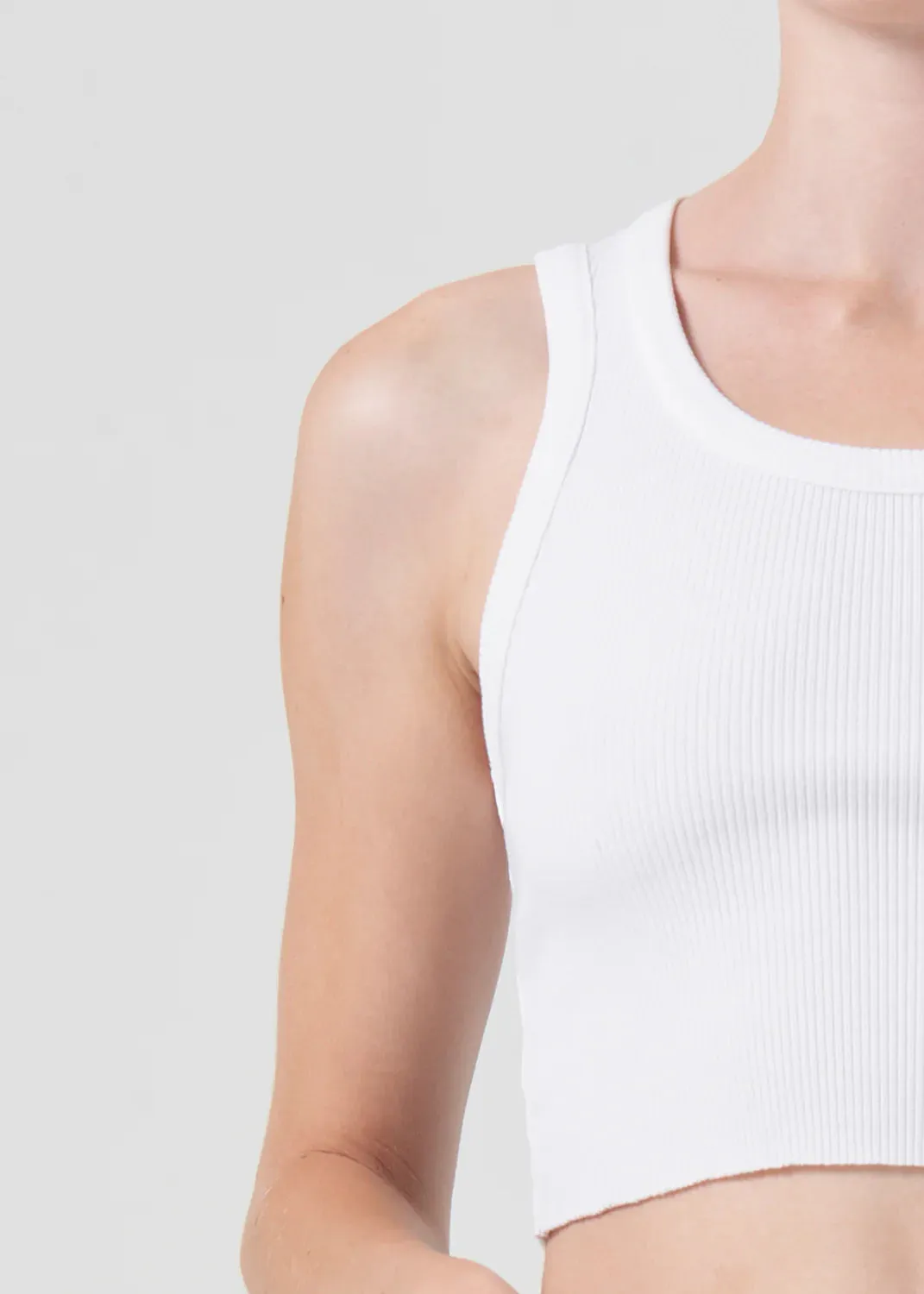 Cropped Poppy Tank