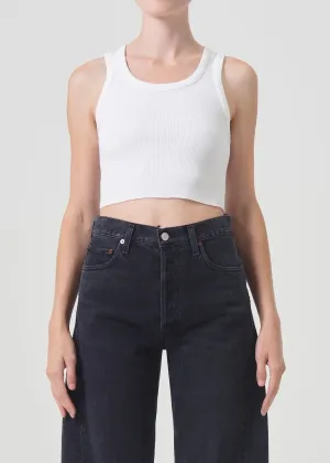 Cropped Poppy Tank