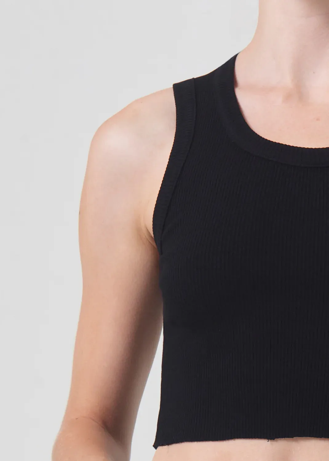Cropped Poppy Tank