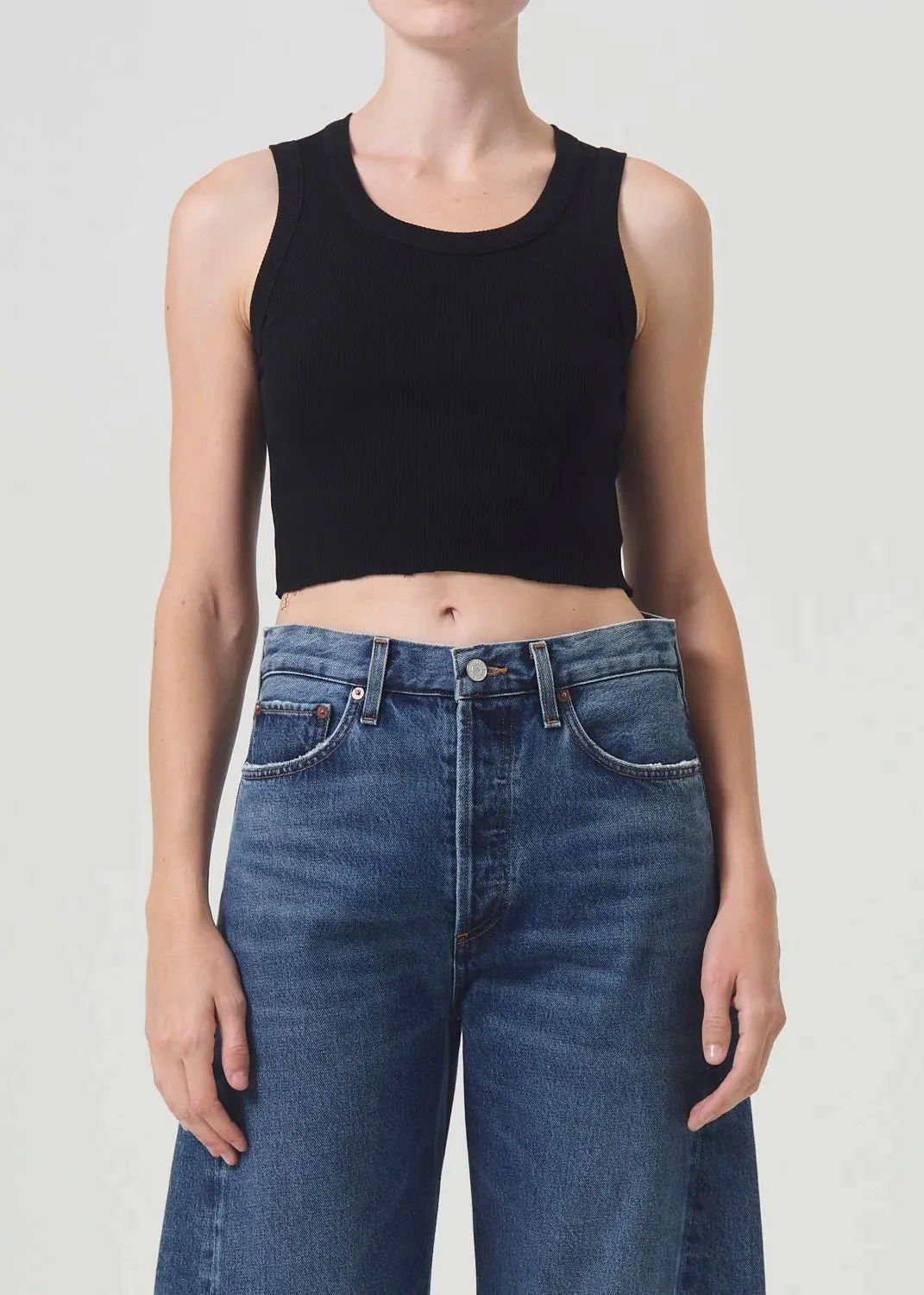 Cropped Poppy Tank