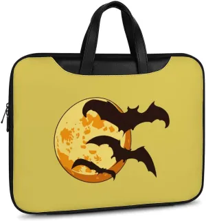 Demon Bat Leather Bag Laptop Case Slim Water Resistant Computer Bags with Handle Briefcase for Work