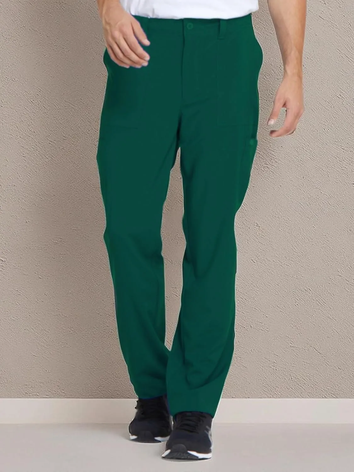 Dickies Scrub Pant for Men Natural Rise Drawstring Bottoms with 6 Pockets and Back Elastic Waistband - DK015