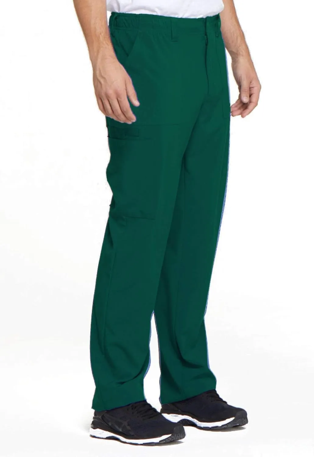 Dickies Scrub Pant for Men Natural Rise Drawstring Bottoms with 6 Pockets and Back Elastic Waistband - DK015
