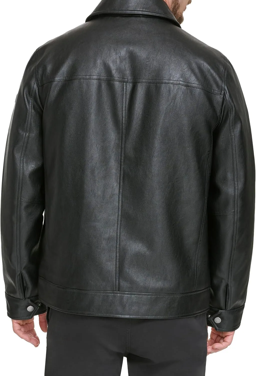 Dockers Men's James Faux Leather Jacket