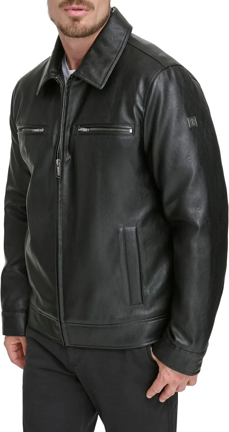 Dockers Men's James Faux Leather Jacket