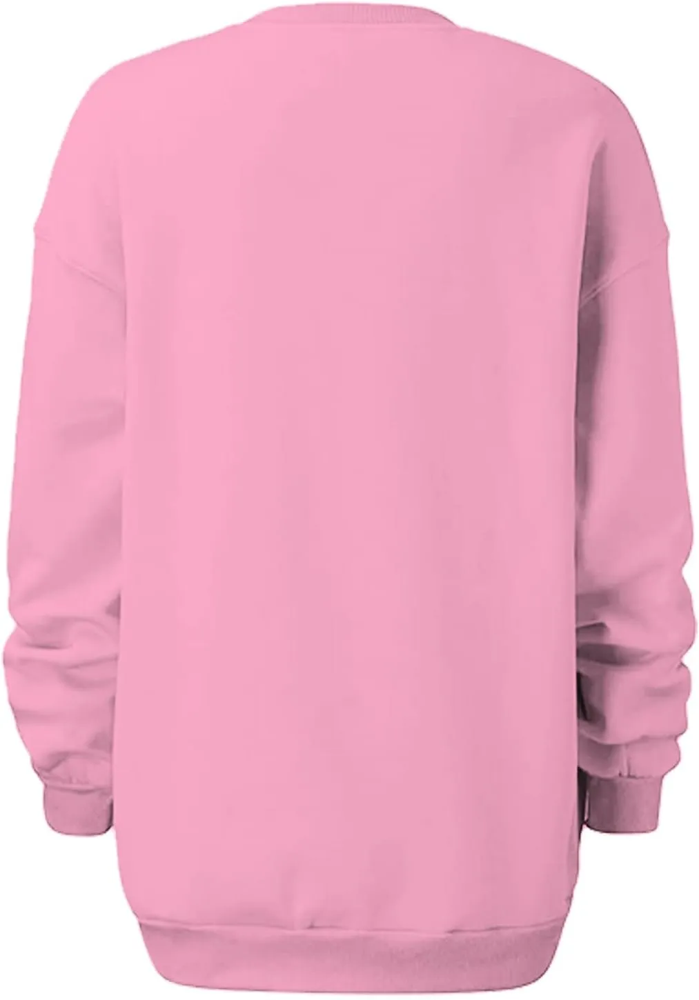 DOLKFU Women Oversized Crewneck Sweatshirts Solid Basic Pullover Sweater Long Sleeve Hoodie Winter Y2K Ouffits Clothes