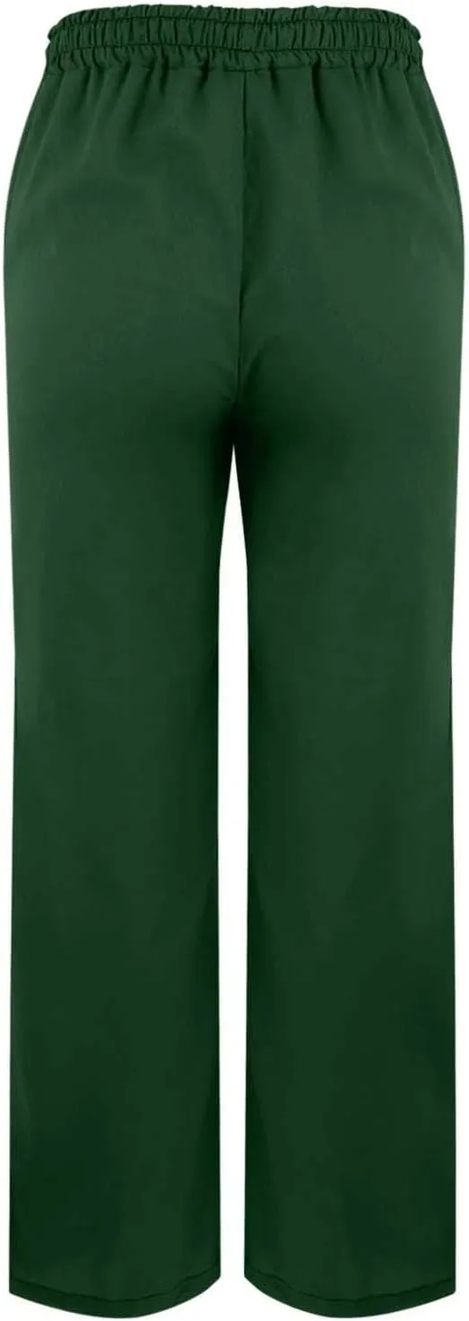 Drawstring Womens Linen Pants with Pockets Cotton Linen Palazzo Trousers for Women Ladies Wide Leg Beach Loose Pants