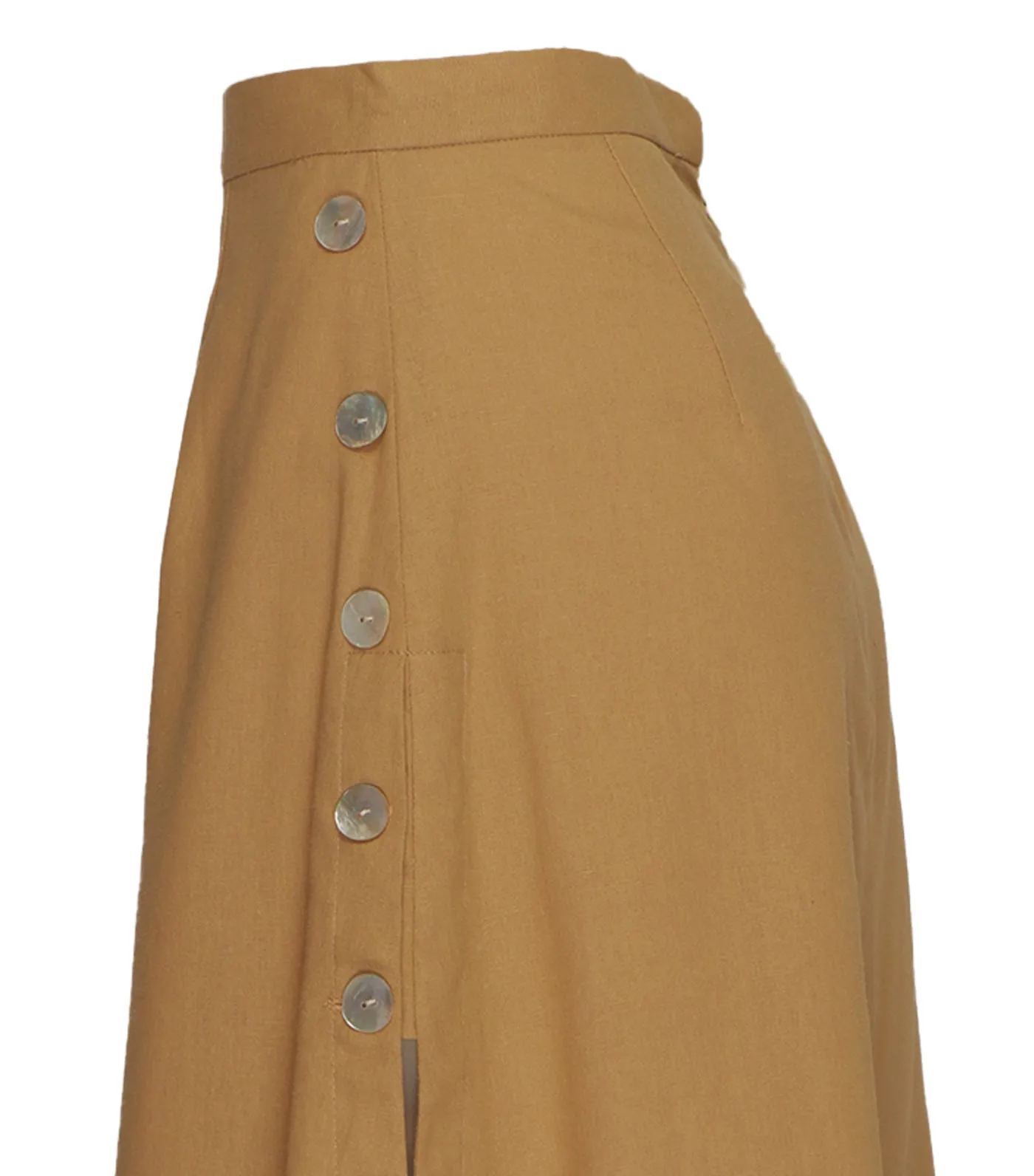 Epina Midi Skirt Beige