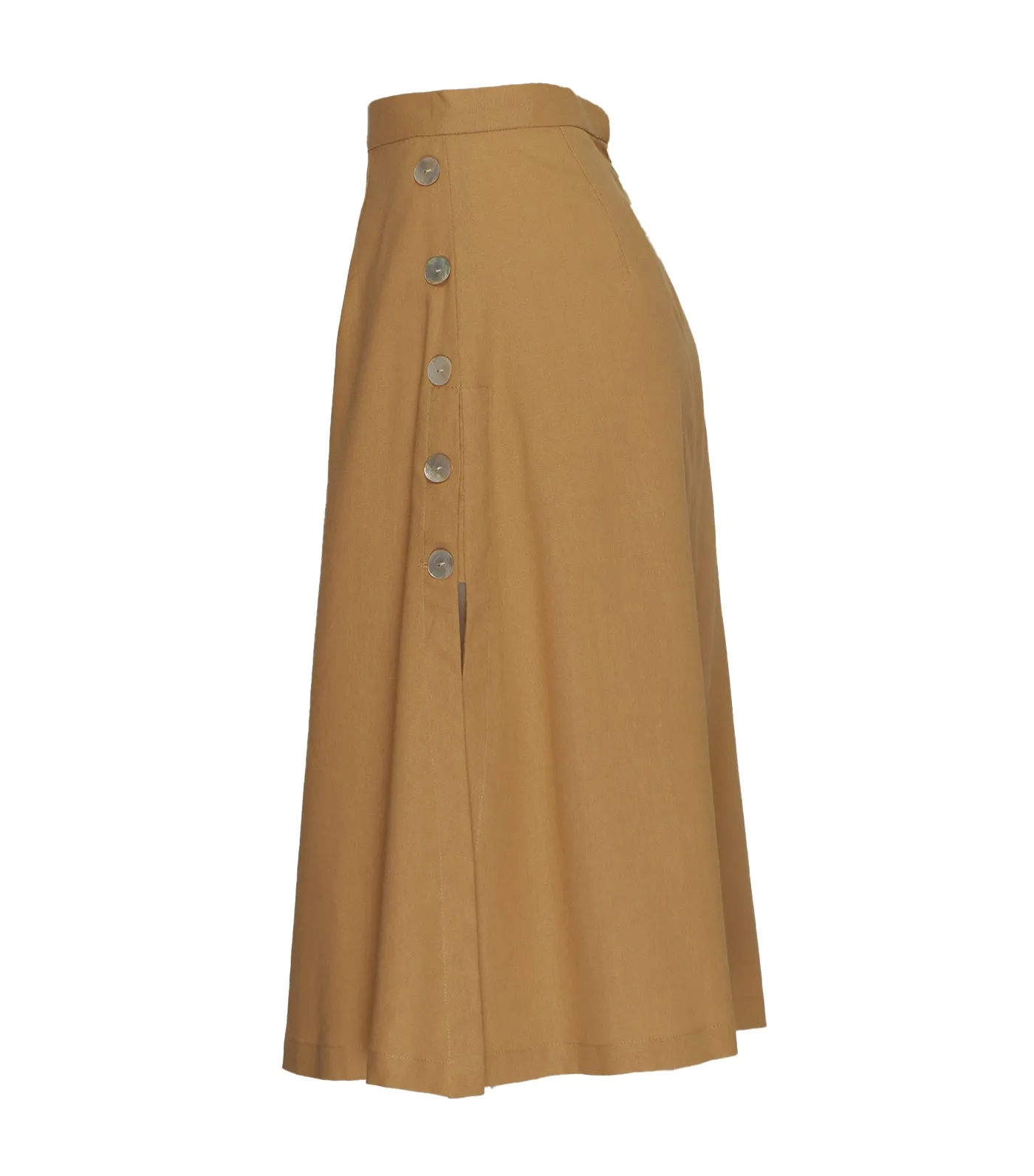 Epina Midi Skirt Beige