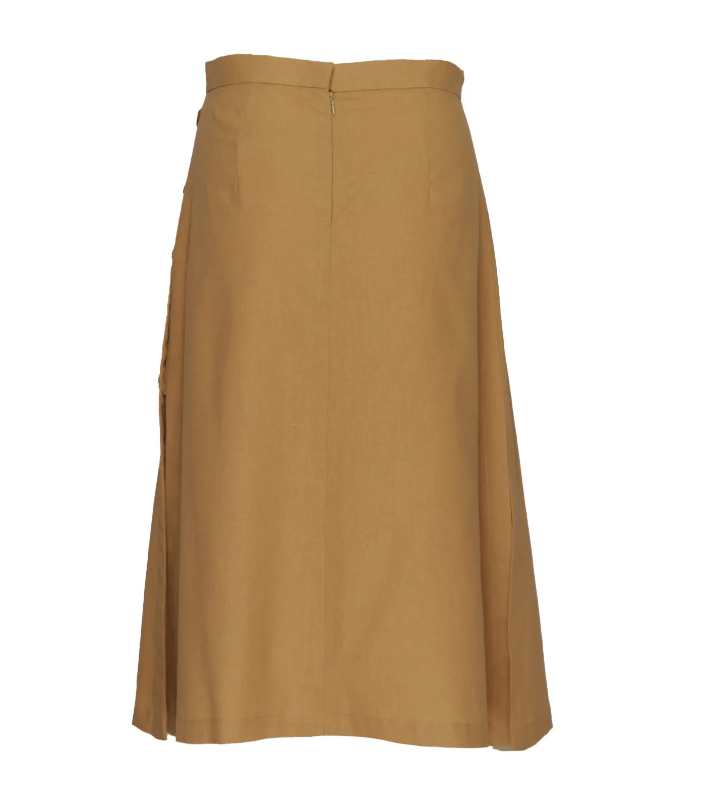 Epina Midi Skirt Beige