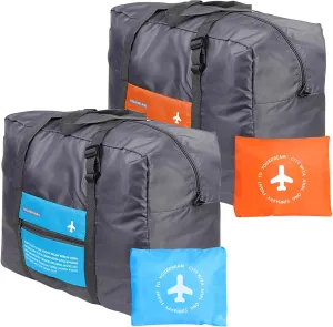 Foldable Travel Duffel Bag Sports Gym Tote Water Resistant Carry on Luggage bag Weekender Overnight Bag
