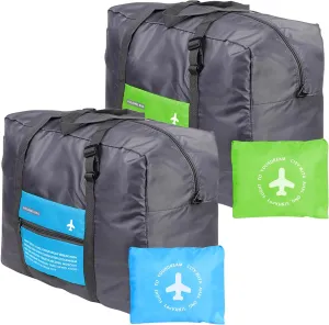Foldable Travel Duffel Bag Sports Gym Tote Water Resistant Carry on Luggage bag Weekender Overnight Bag