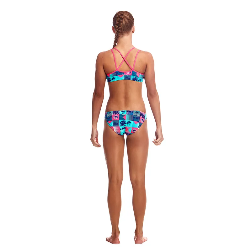 Funkita - Club Tropicana - Girls Criss Cross Two Piece