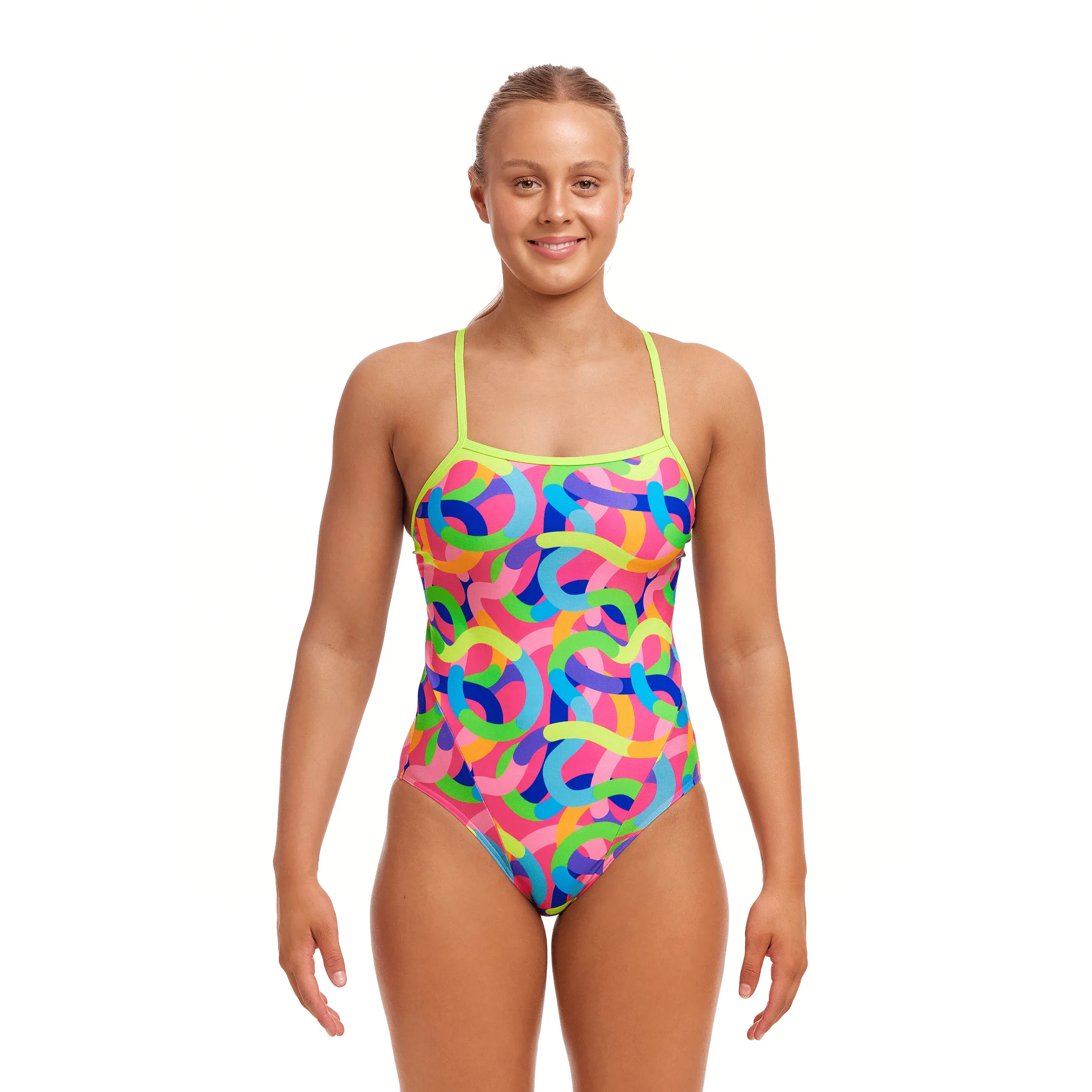 Funkita Curly Wurly Single Strap Ladies Swimsuit