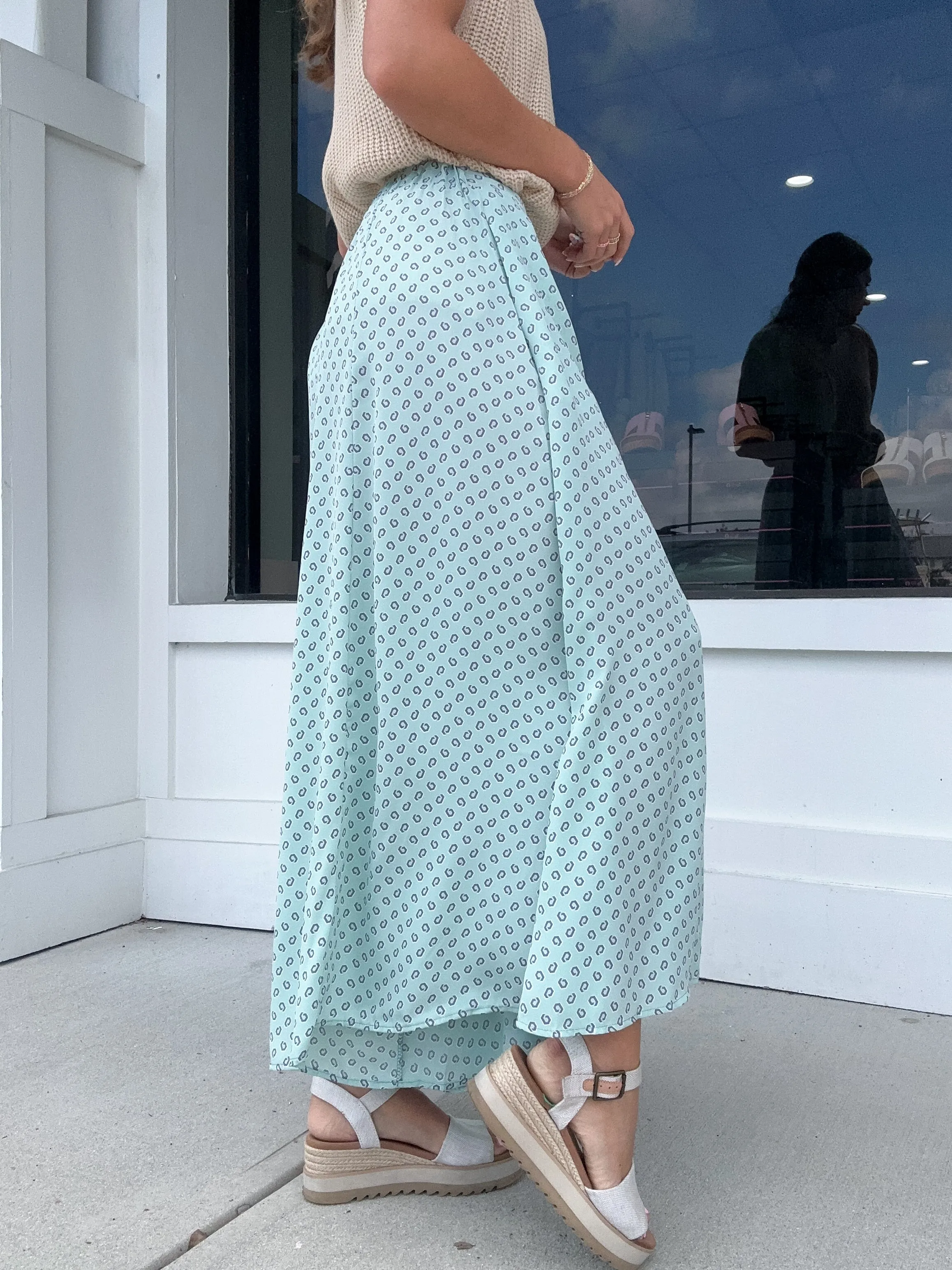 Geo Print Pants