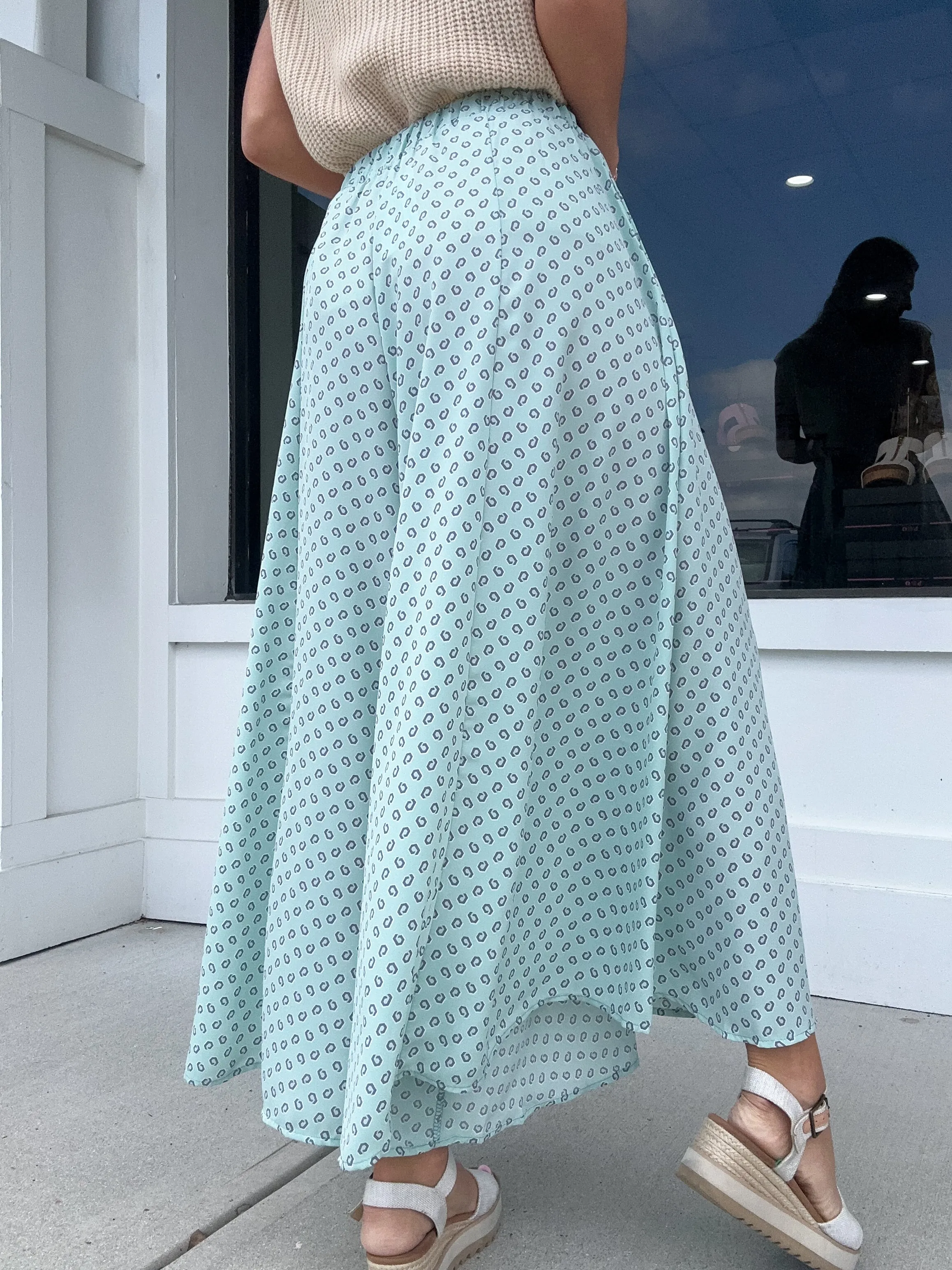 Geo Print Pants