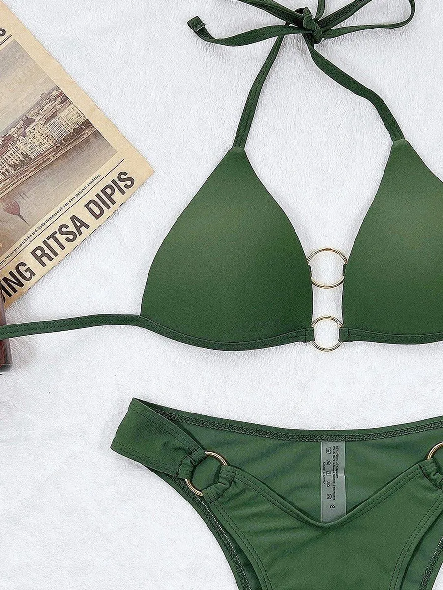 GFIT® New Sexy Green Bikinis Set