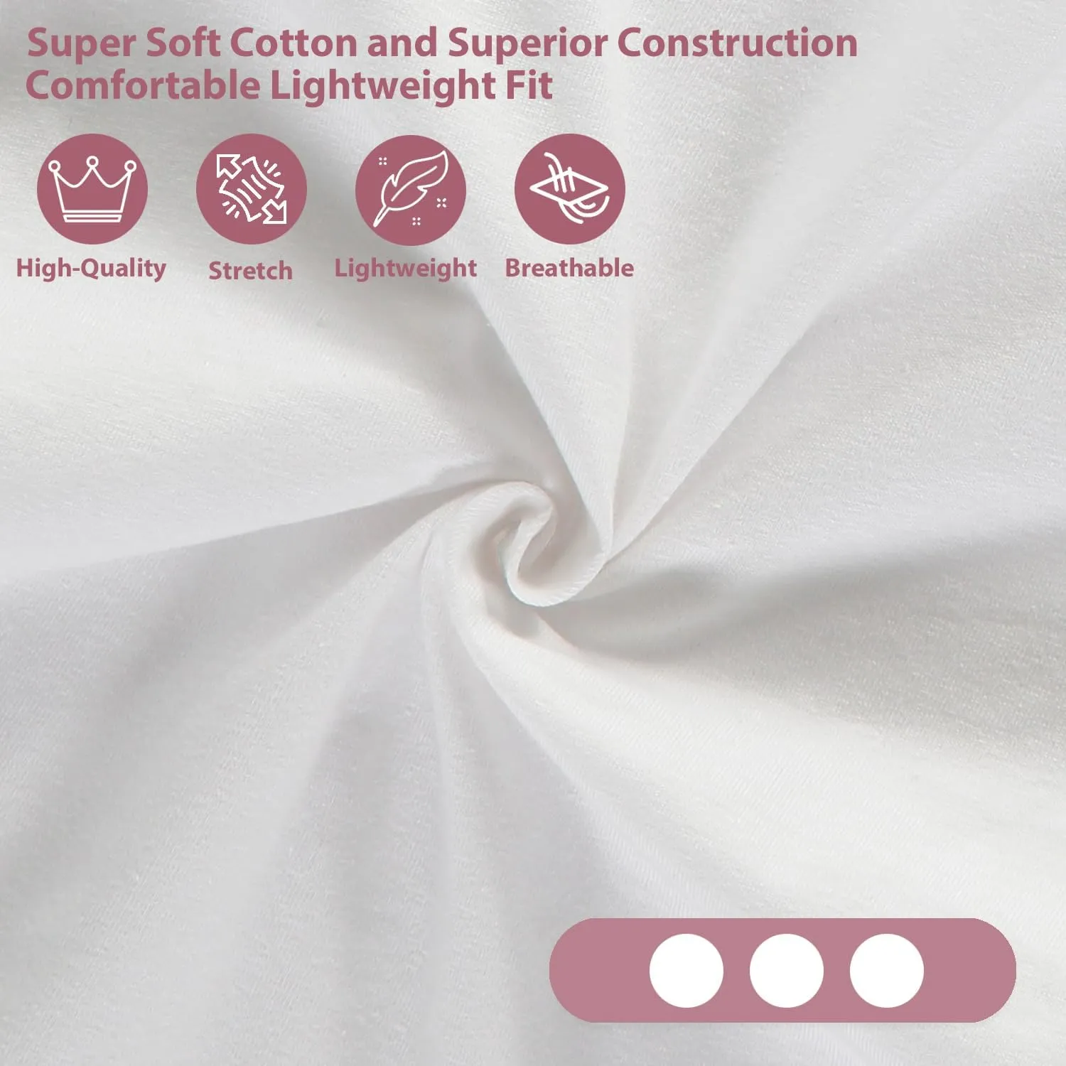Girls Cotton Undershirt Camisole, Multi Pack (Size 2T-14)