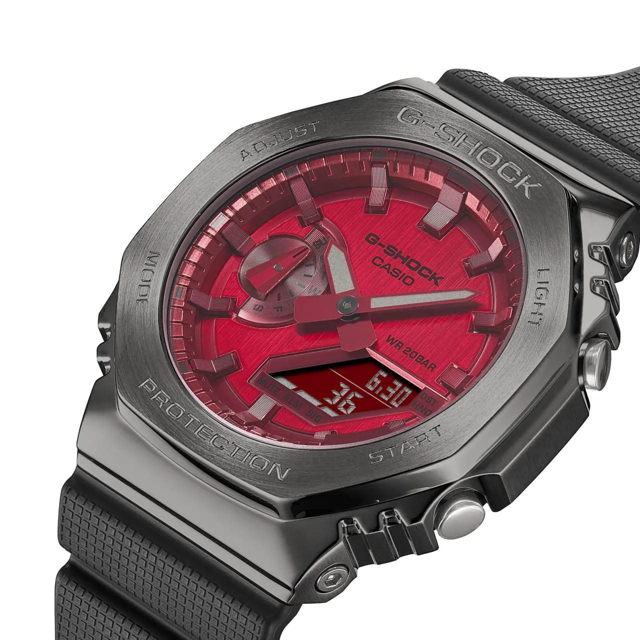 GM2100 Series - Stainless Steel / Red - GM2100B-4A