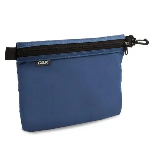 GOX Travel Toiletry Bag Carry On Zipper Pouch Cosmetic Kit Makeup Digital Bag Water Resistant Nylonnavy 