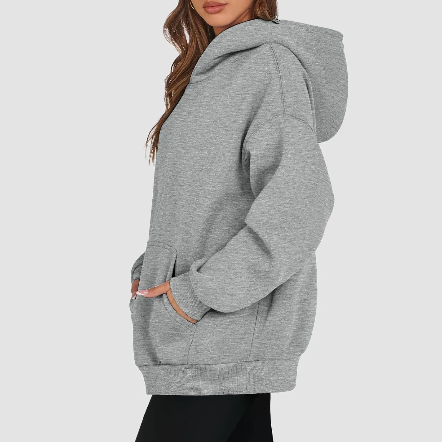 Hoodies for Women Trendy Oversized Hoodie Long Sleeve Y2k Hoodies Sweatshirt with Pockets Fleece Loose Fit Hoodie