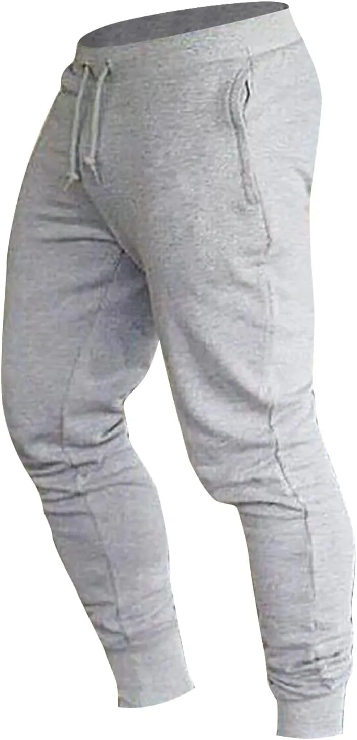 Joggers for Men, Mens High Street Fashion Leisure Loose Sports Running Solid Color Lace Up Pant Sweatpants Trouser