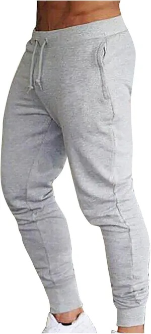 Joggers for Men, Mens High Street Fashion Leisure Loose Sports Running Solid Color Lace Up Pant Sweatpants Trouser